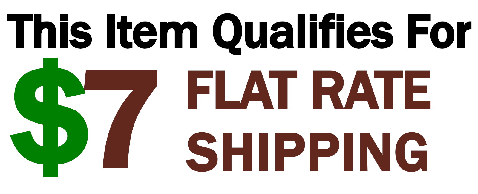 flat rate shipping