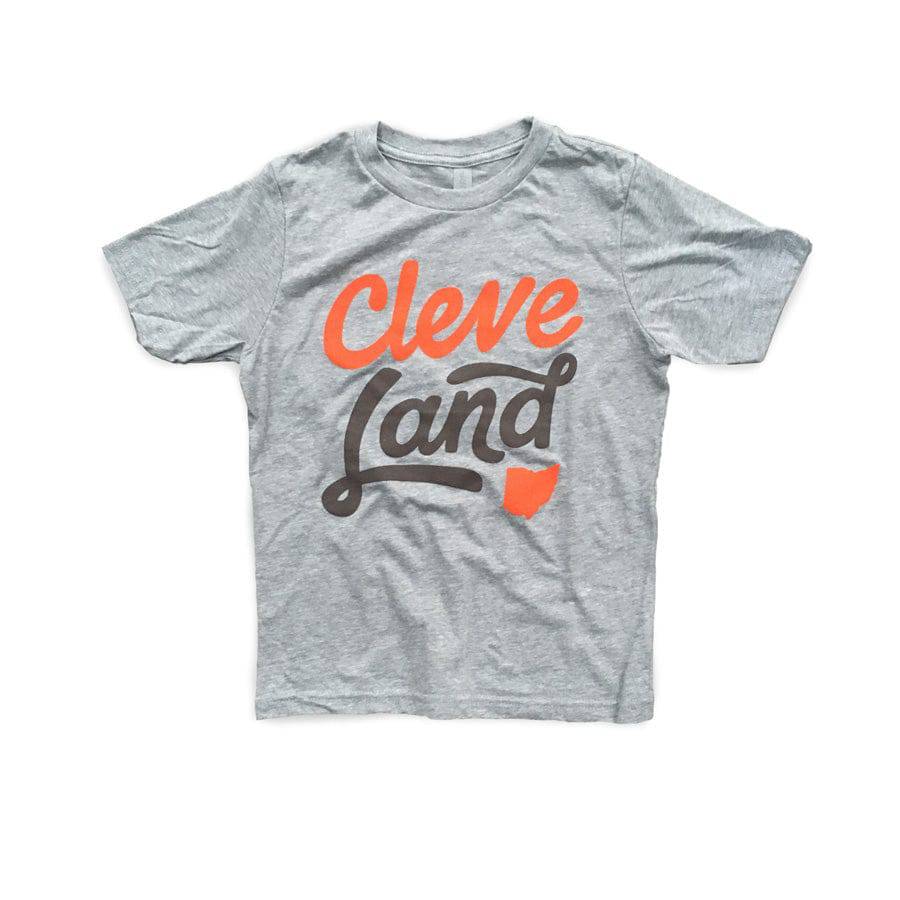 Webleedohio Kids - Cleveland Football - Youth Tshirt XLarge / White