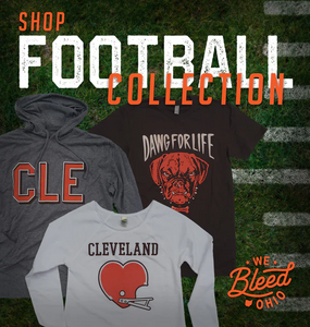 Cleveland Browns vs Ohio State Buckeyes heart for life shirt