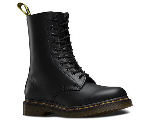 1490 Smooth Black Dr. Marten 10 Eye Boots – DeadRockers