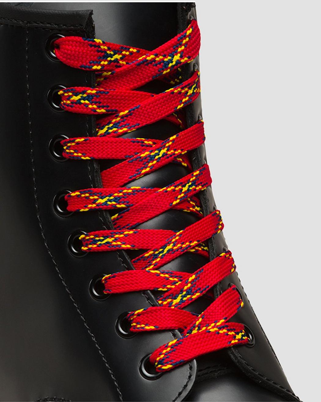 plaid shoelaces