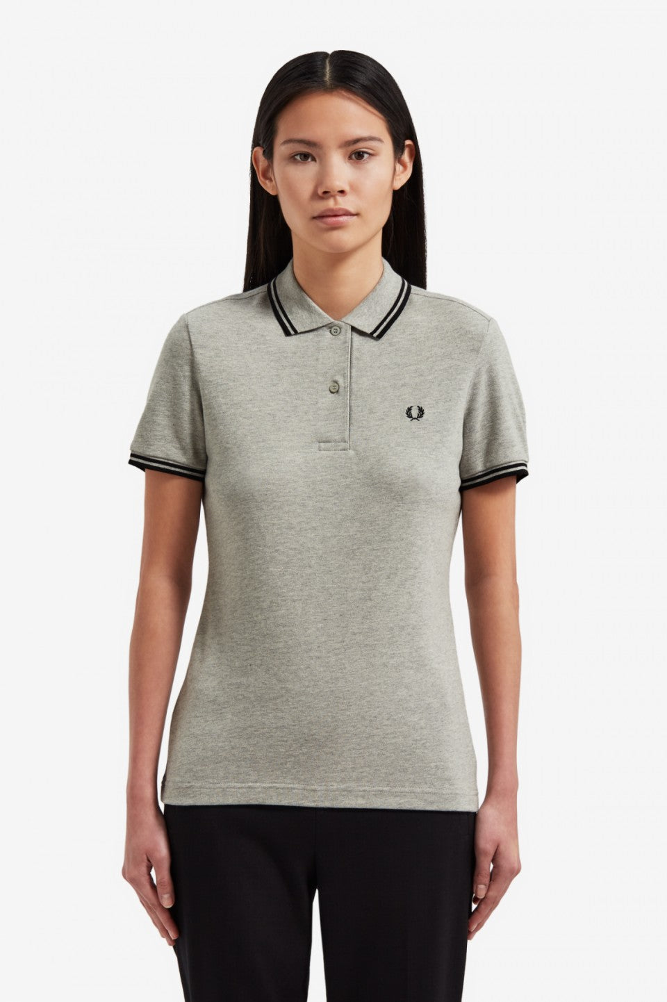 fred perry twin tipped polo shirt womens