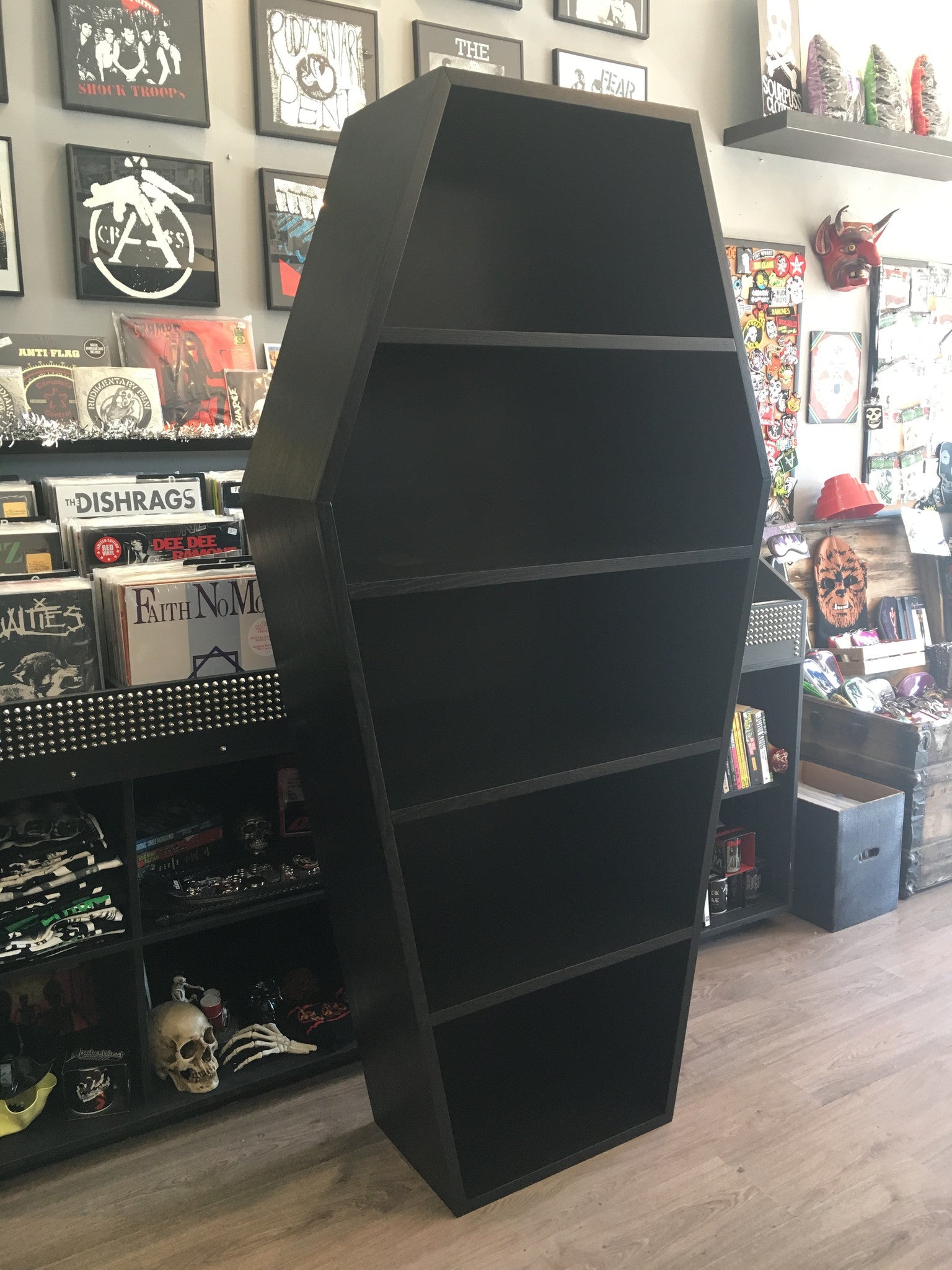 Custom Coffin Shelf Unit Deadrockers