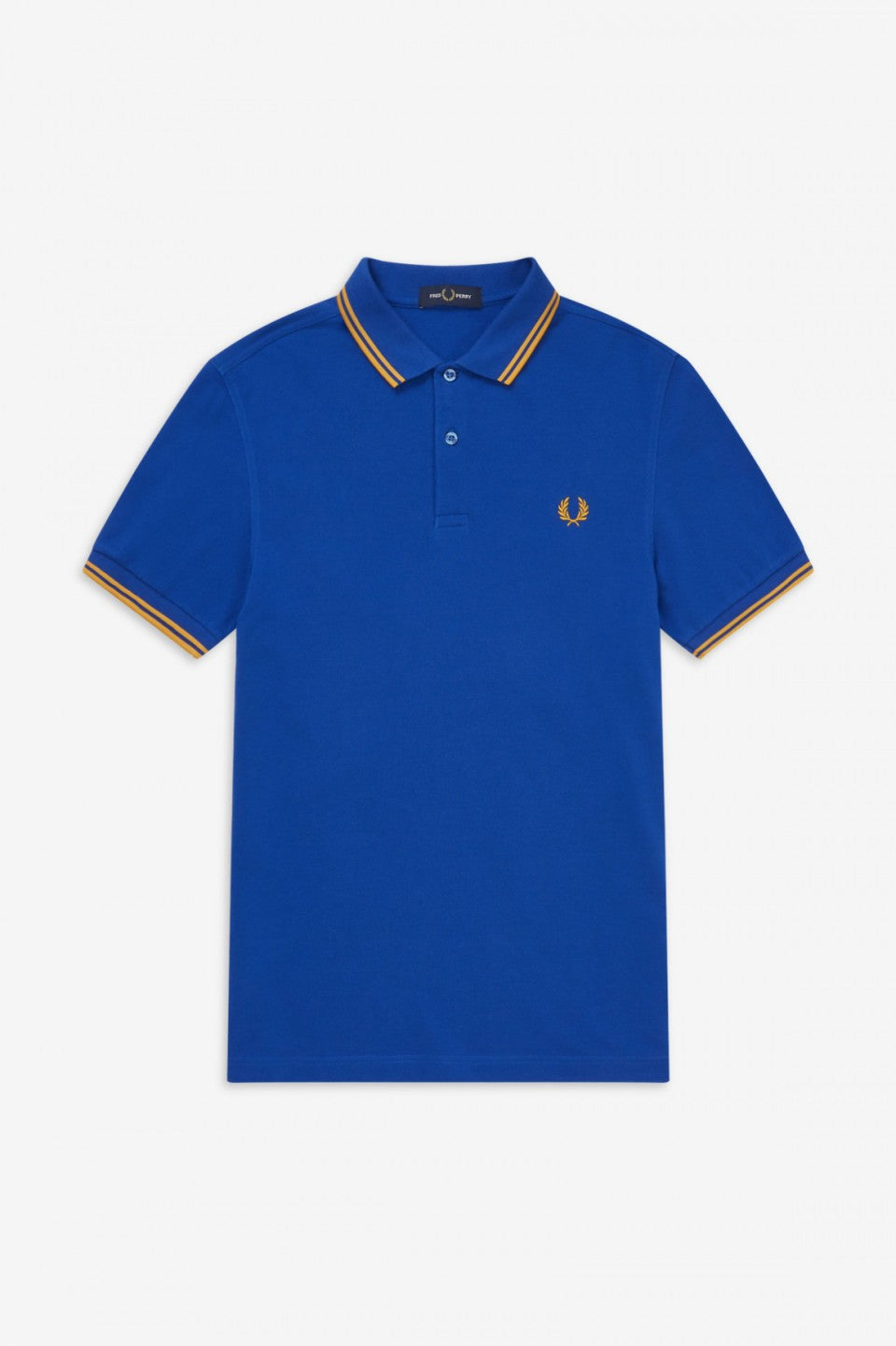 yellow fred perry polo shirt