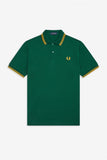 Fred Perry Polo Ivy Green / Gold / Gold (Only Small Left!)