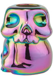 Rainbow Skulls Vase