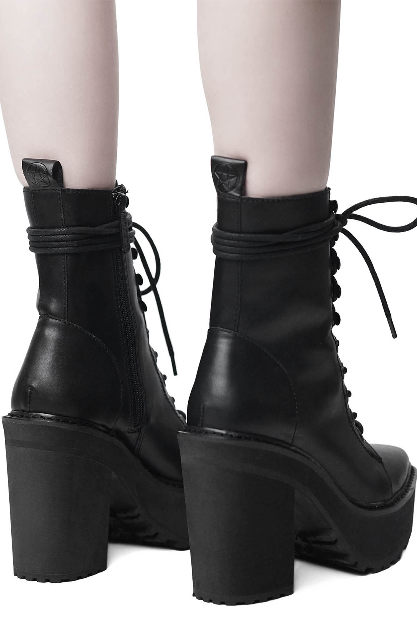 lace up witch boots