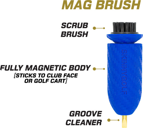 Skinny Golf Pocket Caddie club face / groove cleaning brush