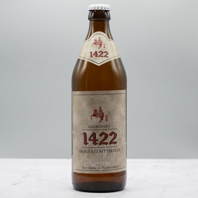 BRAUEREI RITTMAYER HALLERNDORF - 1422 UNFILTERED HELL 4.9% - Micro Beers