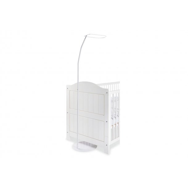 Pinolino Himmelstativ til vugge, Bedside Crib, babyseng, Metal/hvid lakeret