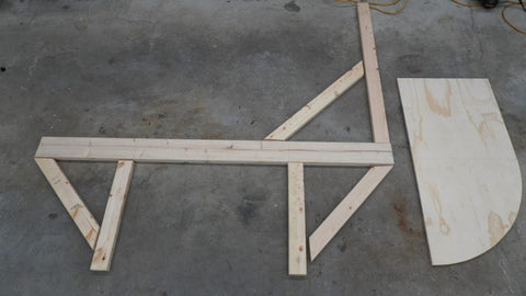 Picture of Wooden Parts before assembly