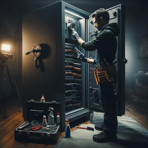 cleaning gun safe