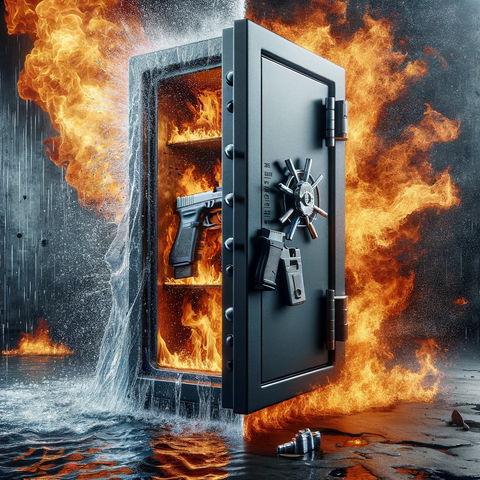 fire and water protection of gun safe