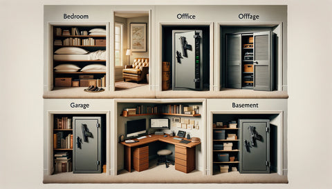 gun safe placement at home