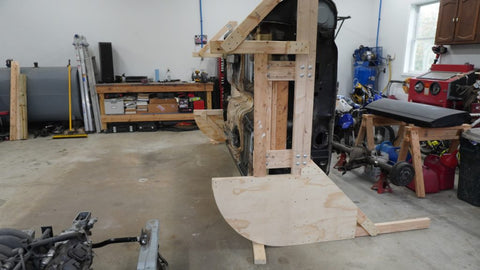 Picture of Assembled Wood Auto Rotisserie