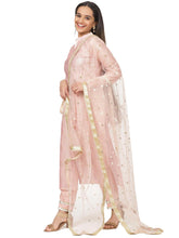 Load image into Gallery viewer, Pink Foli Printed Kurta Pant Set
