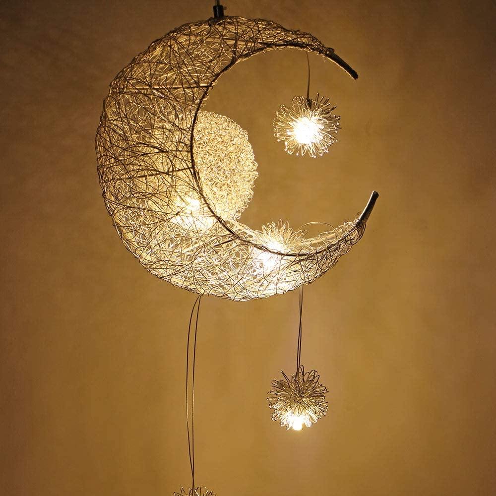 The Crescent Moon Hanging Lamp [USA Shipping] - Royal Moon Lamp