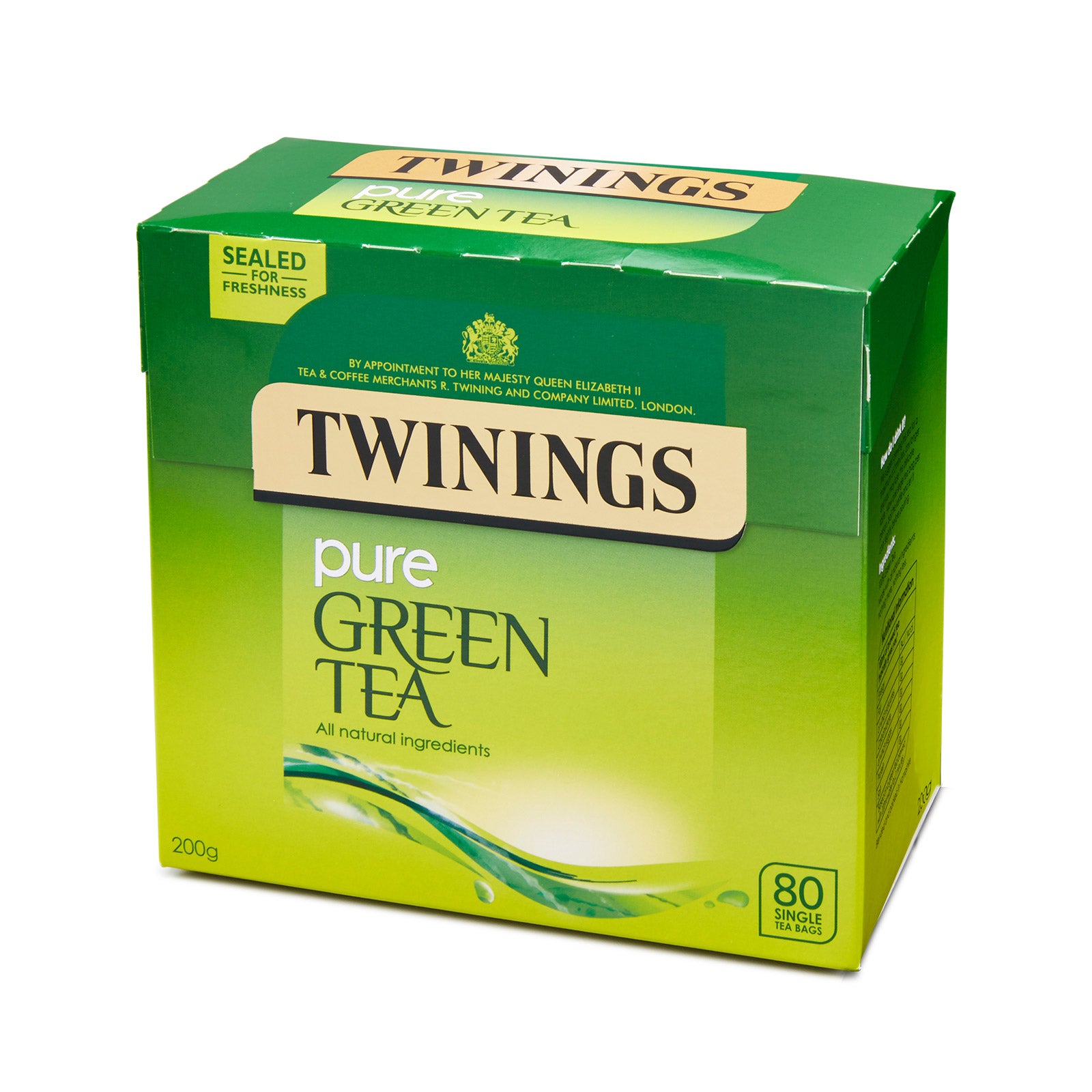 Twinings Pure Green Tea - 80 Single Tea Bags – Twinings UK