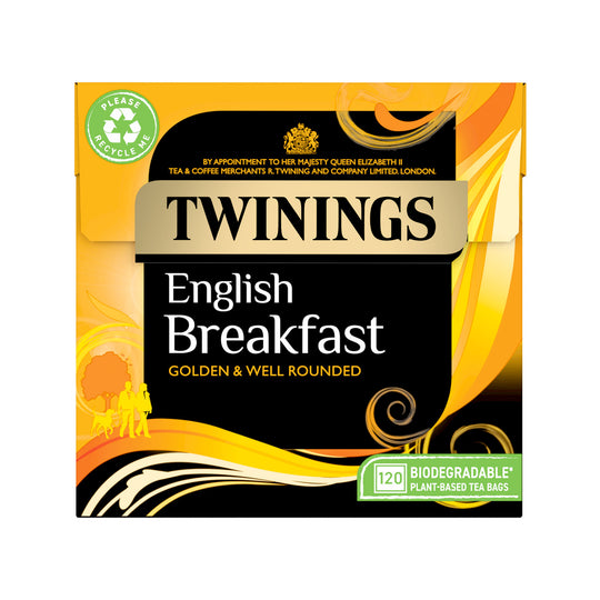 Twinings Fairtrade Organic English Breakfast Tea 80 Tea Bags