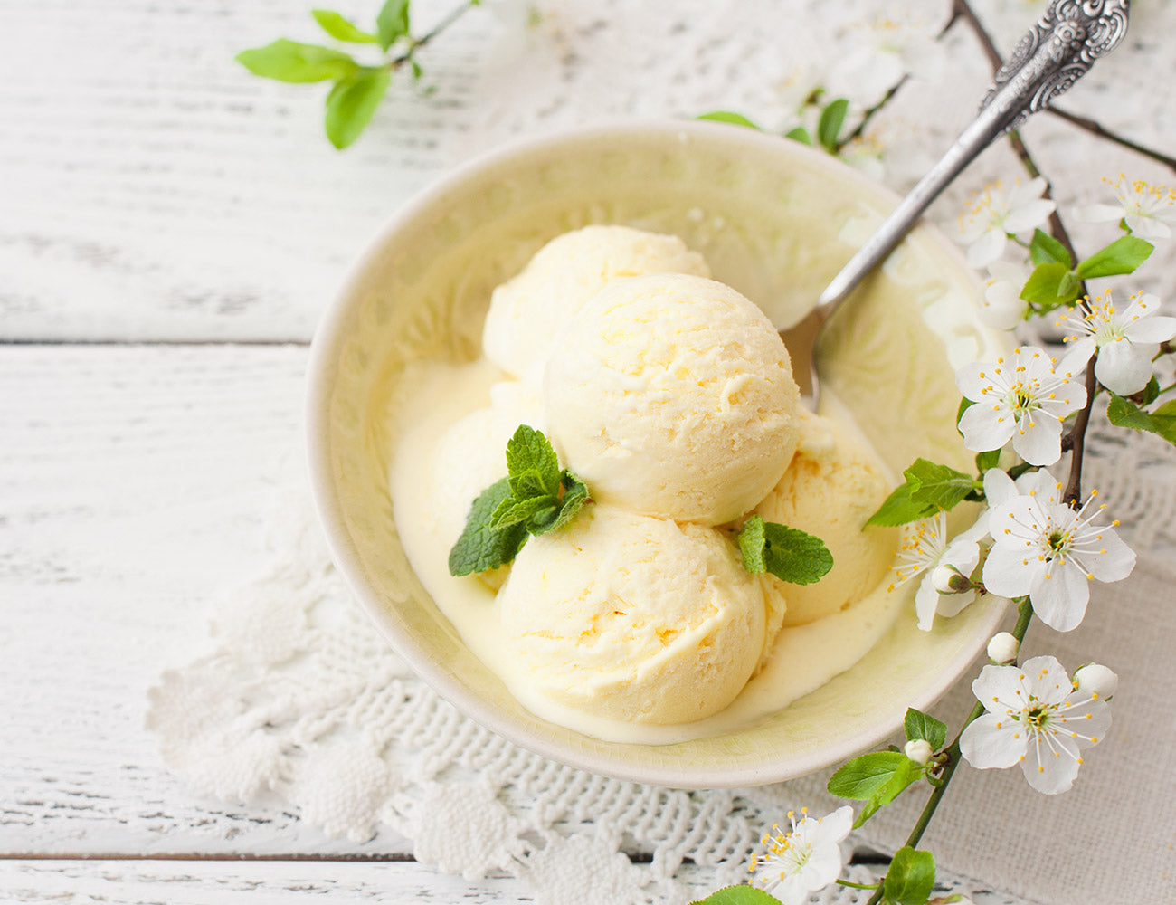 Camomile Ice Cream - Infused with Superblends Moment of Calm