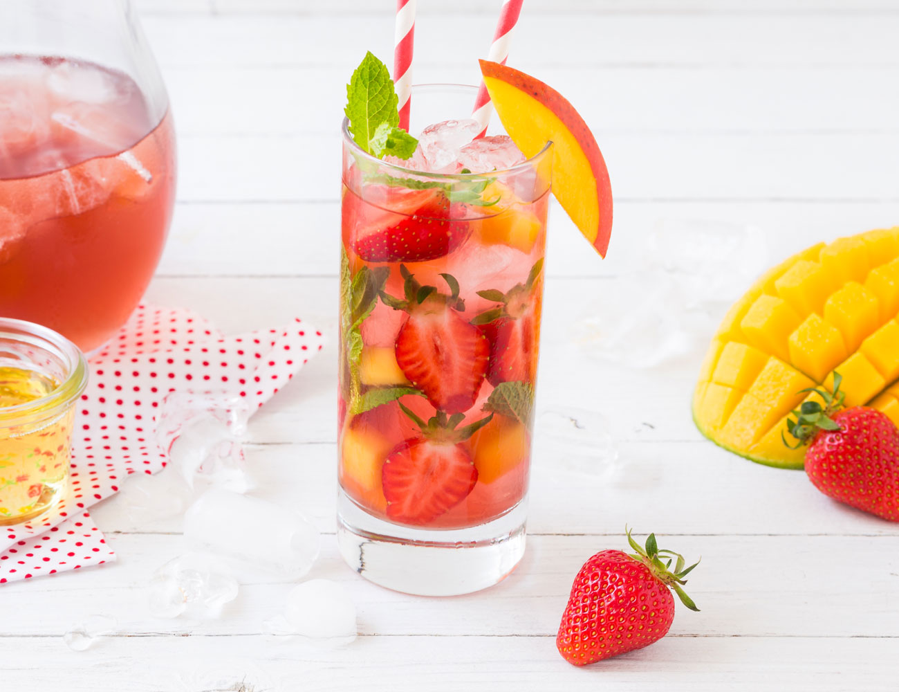 Strawberry & Mango Iced Tea