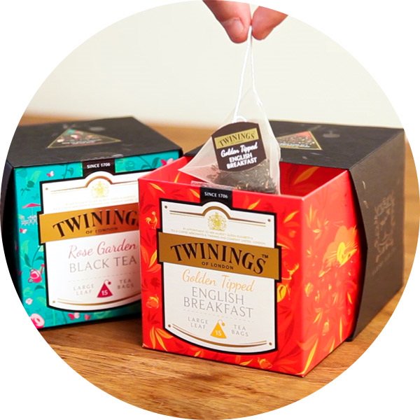 Twinings Golden Tipped English Breakfast - 15 Pyramid Tea Bags