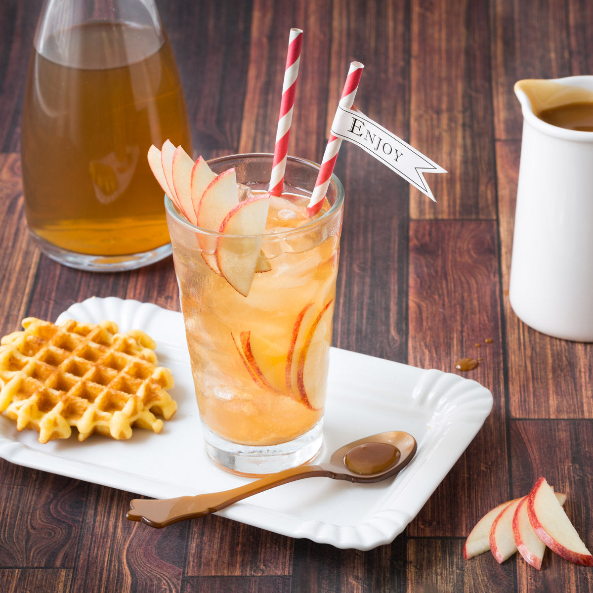 Salted Caramel Green Iced Tea