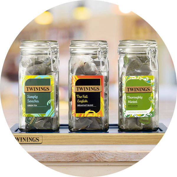 Twinings Out of Home merchandise
