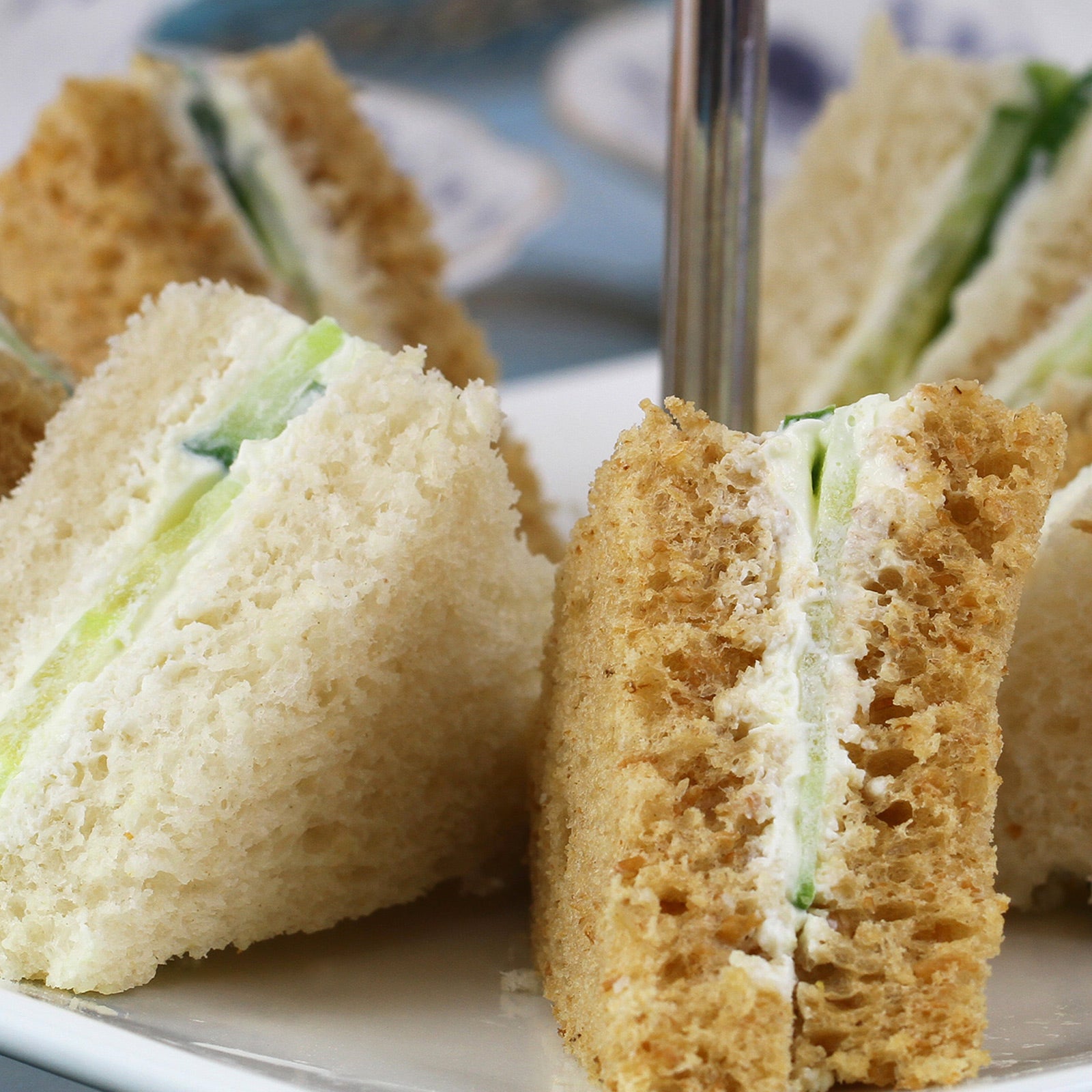 White Tea pairing - cucumber sandwich
