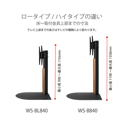 ロータイプテレビスタンド