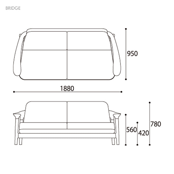 SOFA 2S NA Leather｜製品一覧｜完成家具プレミアム AMLYS｜製品案内 