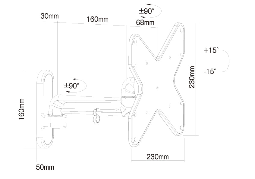 ARM-005｜製品一覧｜テレビスタンド Swing｜製品案内｜朝日木材加工