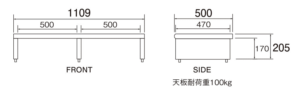 STC-DXA217 木製オーディオラック スタックユニット 幅110.9㎝｜製品
