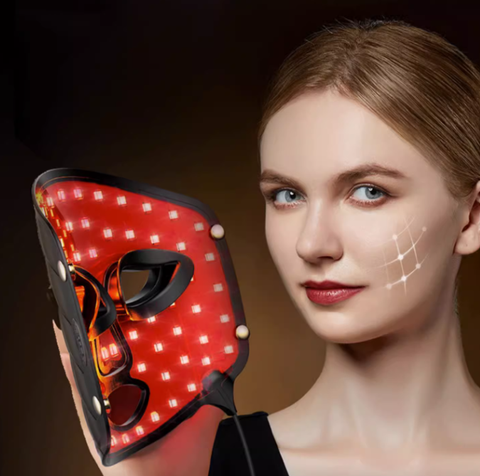 erimota光療面罩升級版光子嫩膚美容儀器家用臉部電子紅光面膜儀