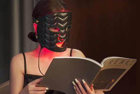 erimota光療面罩升級版光子嫩膚美容儀器家用臉部電子紅光面膜儀