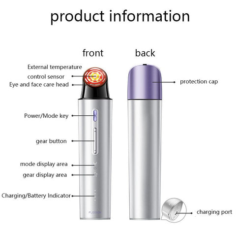 FLOSSOM Small Purple Bullet Intelligent RF Beauty Device