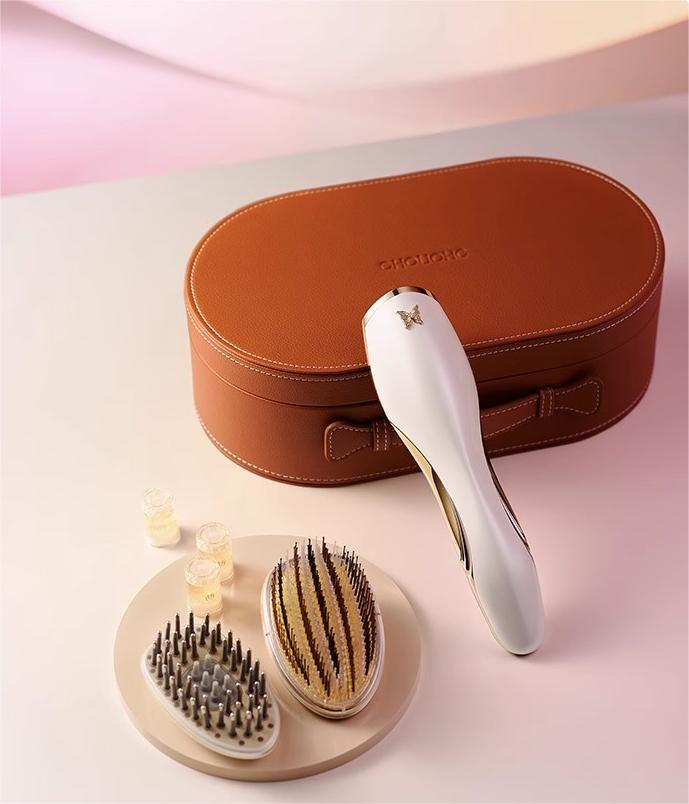 CHOUOHC Gold-decorated Electric Massage Comb