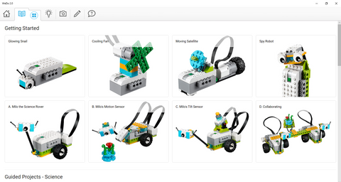 WeDo 2.0 App Building Instructions