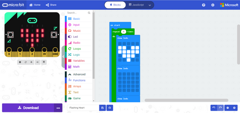 MakeCode 编码界面 - 全屏