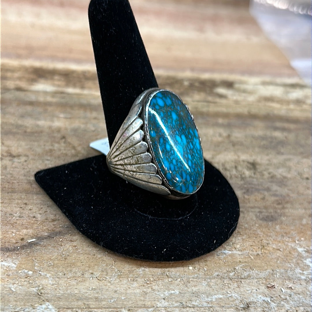 Vintage Bisbee Turquoise Ring size 11.5