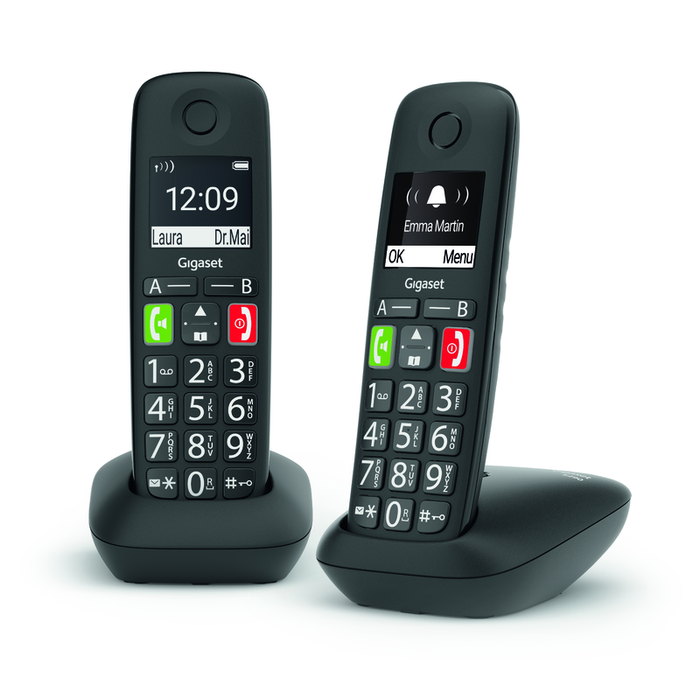 Gigaset E290R - Zwart - 2 handsets