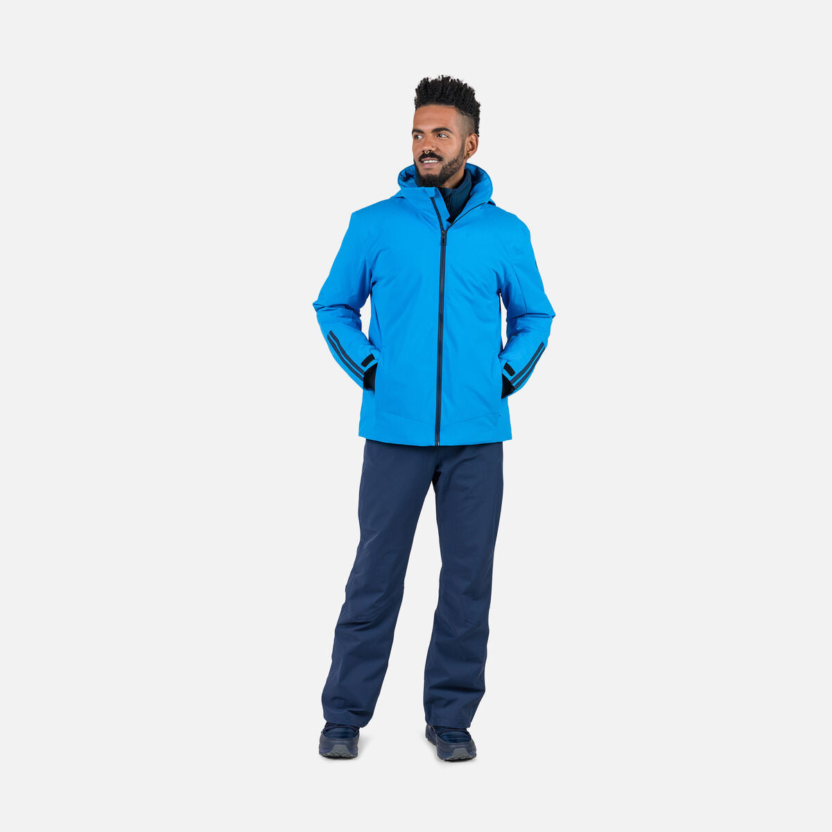 Rossignol Strawpile ski jas blauw heren - maat L