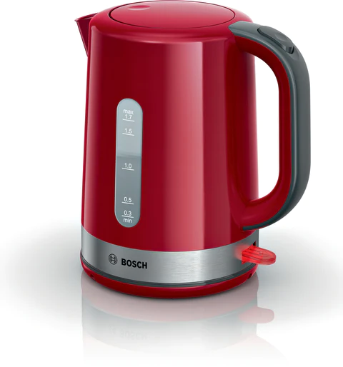 Bosch Haushalt TWK6A514 Waterkoker Snoerloos, Oververhittingsbeveiliging Rood