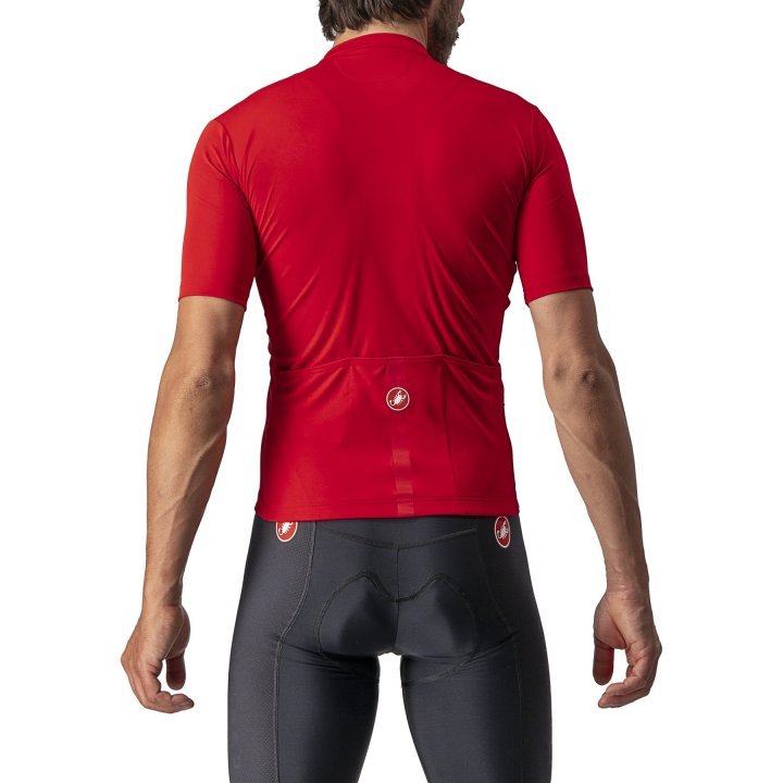 Castelli Fietsshirt Korte Mouwen Heren Rood - CLASSIFICA JERSEY RED-L