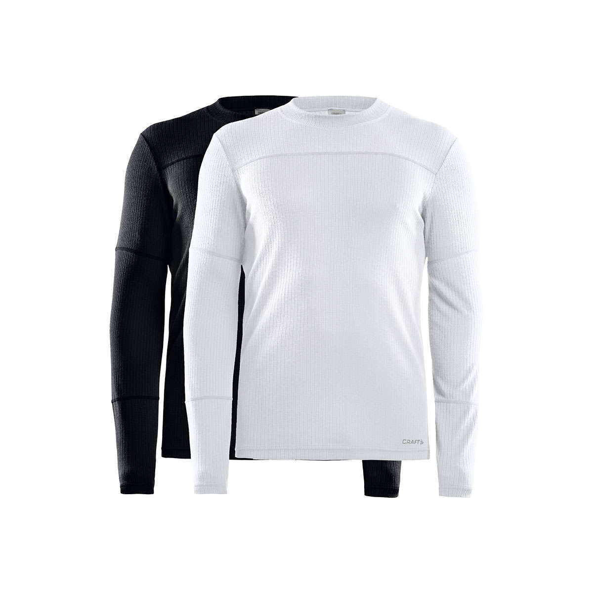 Craft - Core 2-pack Baselayer - Thermoshirt - Zwart/Wit - Heren - M