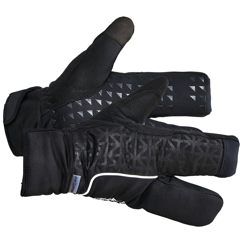 Craft Siberian 2.0 Gespleten Vingers Handschoenen, zwart Handschoenmaat XS