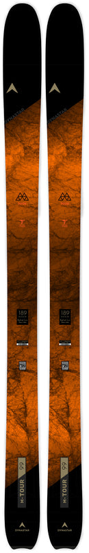 Dynastar M-Tour 99 F-Team toer ski's oranje/zwart heren, 186 cm