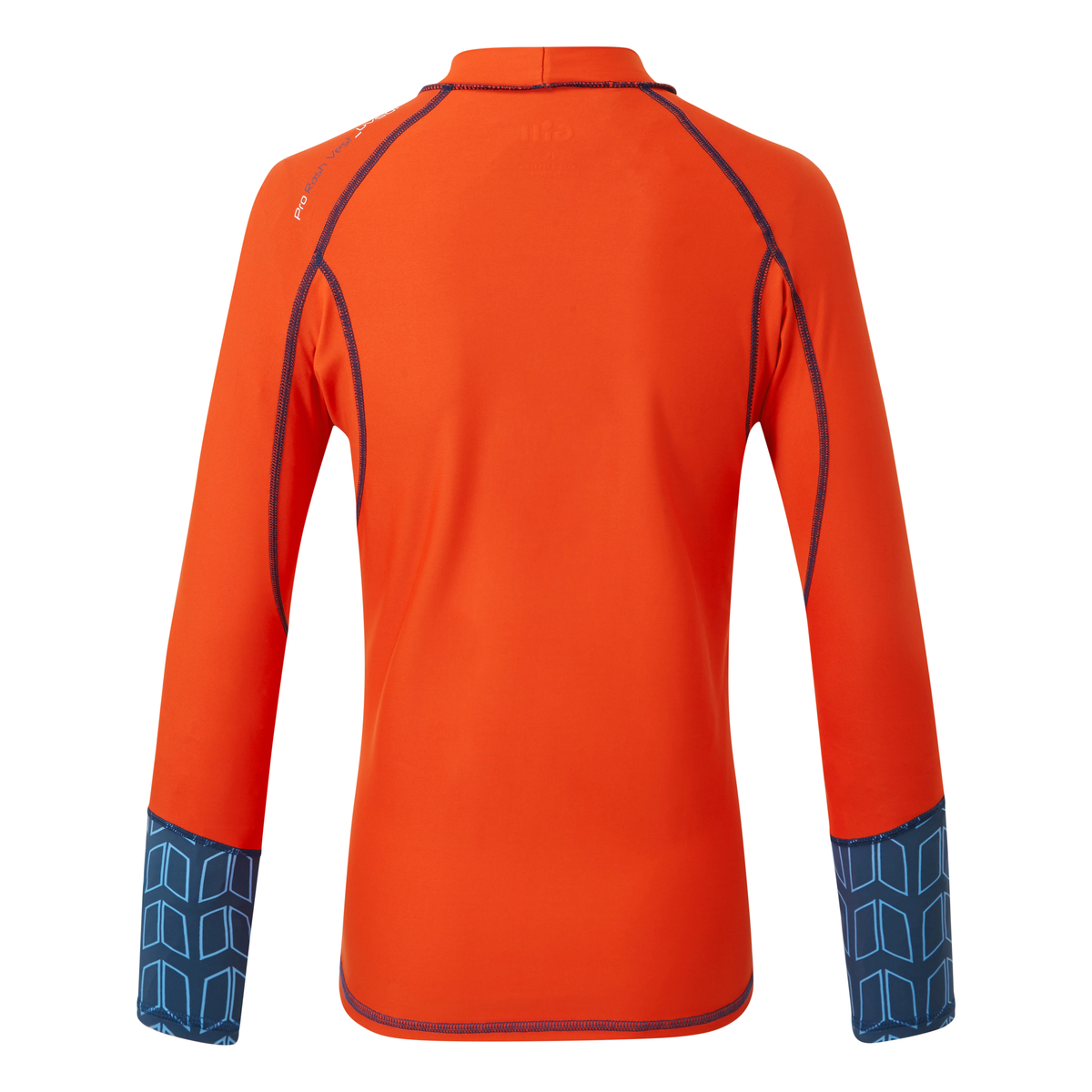 Gill Pro Rash Vest LS UV+ shirt lange mouwen oranje junior, JS (9-10 jaar)