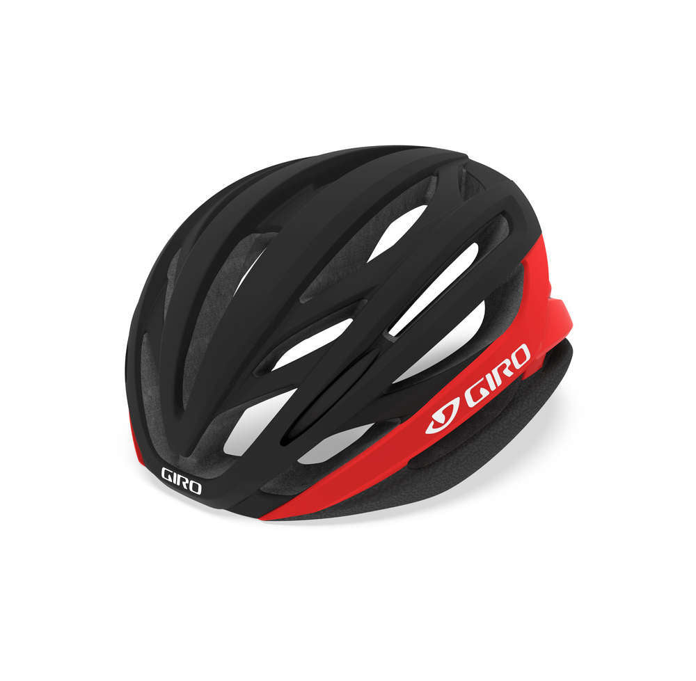 Giro Sporthelm - Unisex - zwart/rood 52,0-55,5 hoofdomtrek