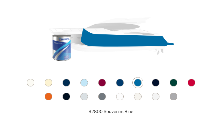 Hempel Brilliant Gloss hoogglans aflak 750 ml, 32800 souvenirs blue
